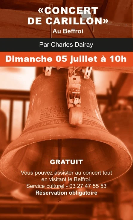 Concert de Carillon au Quesnoy — Événement