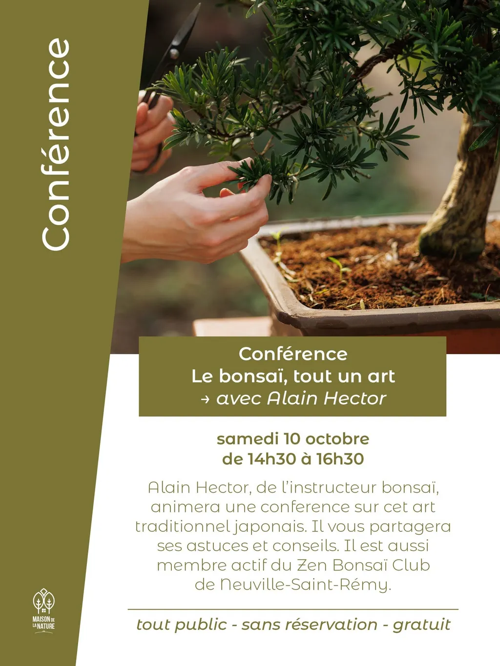 Conférence: Bonsaï, tout un art à Cambrai — Événement