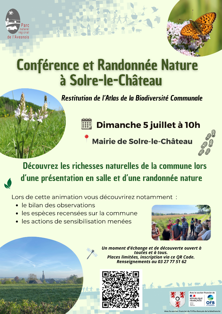 Conférence et Randonnée Nature à Solre-le-Château — Événement