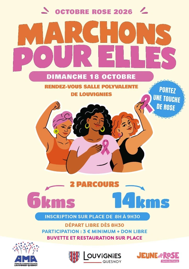 Course: Marchons pour elles à Louvignies-Quesnoy — Événement
