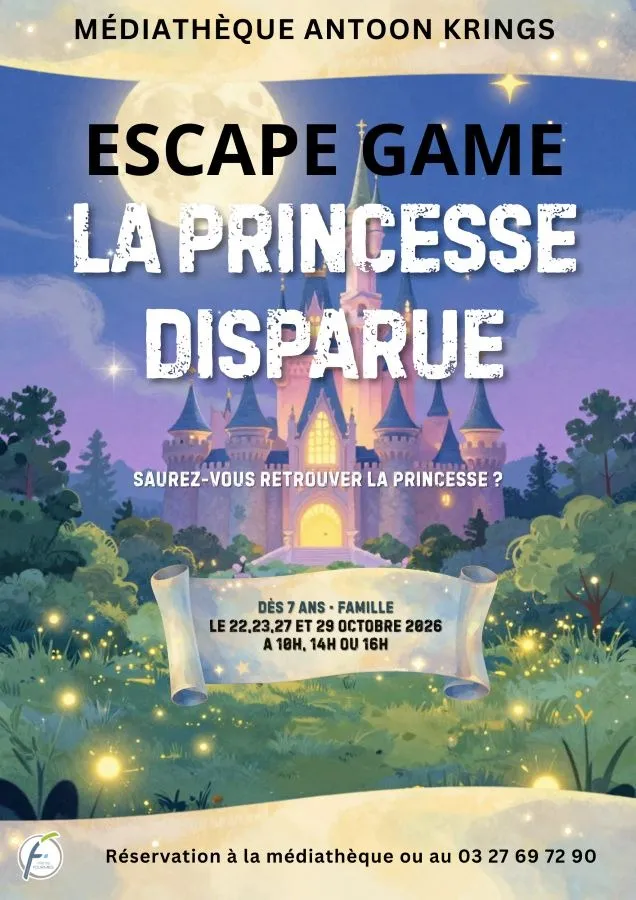 Escape Game: La princesse disparue à Fourmies — Événement