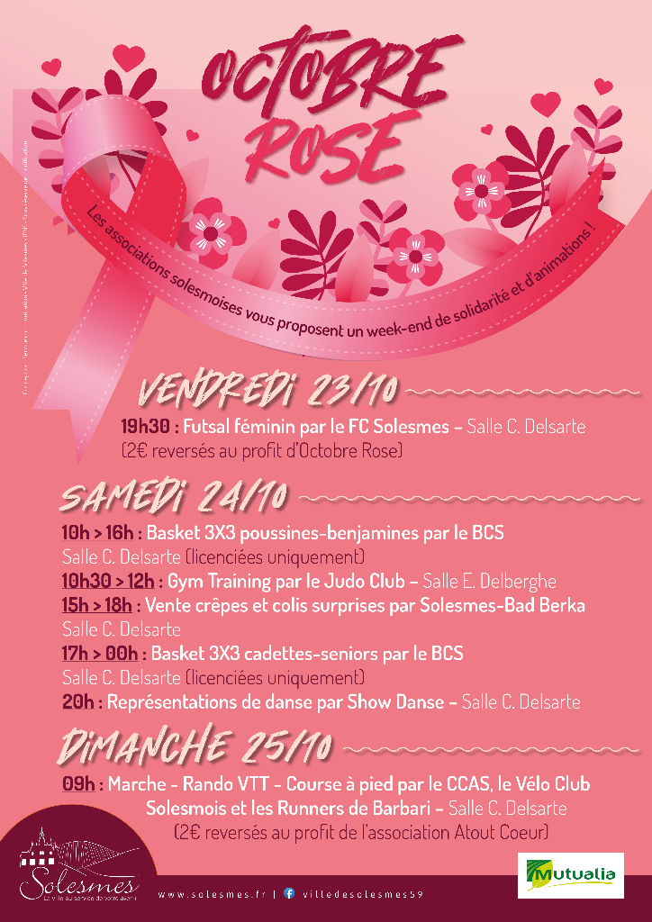 Evénements: Octobre Rose à Solesmes — Événement