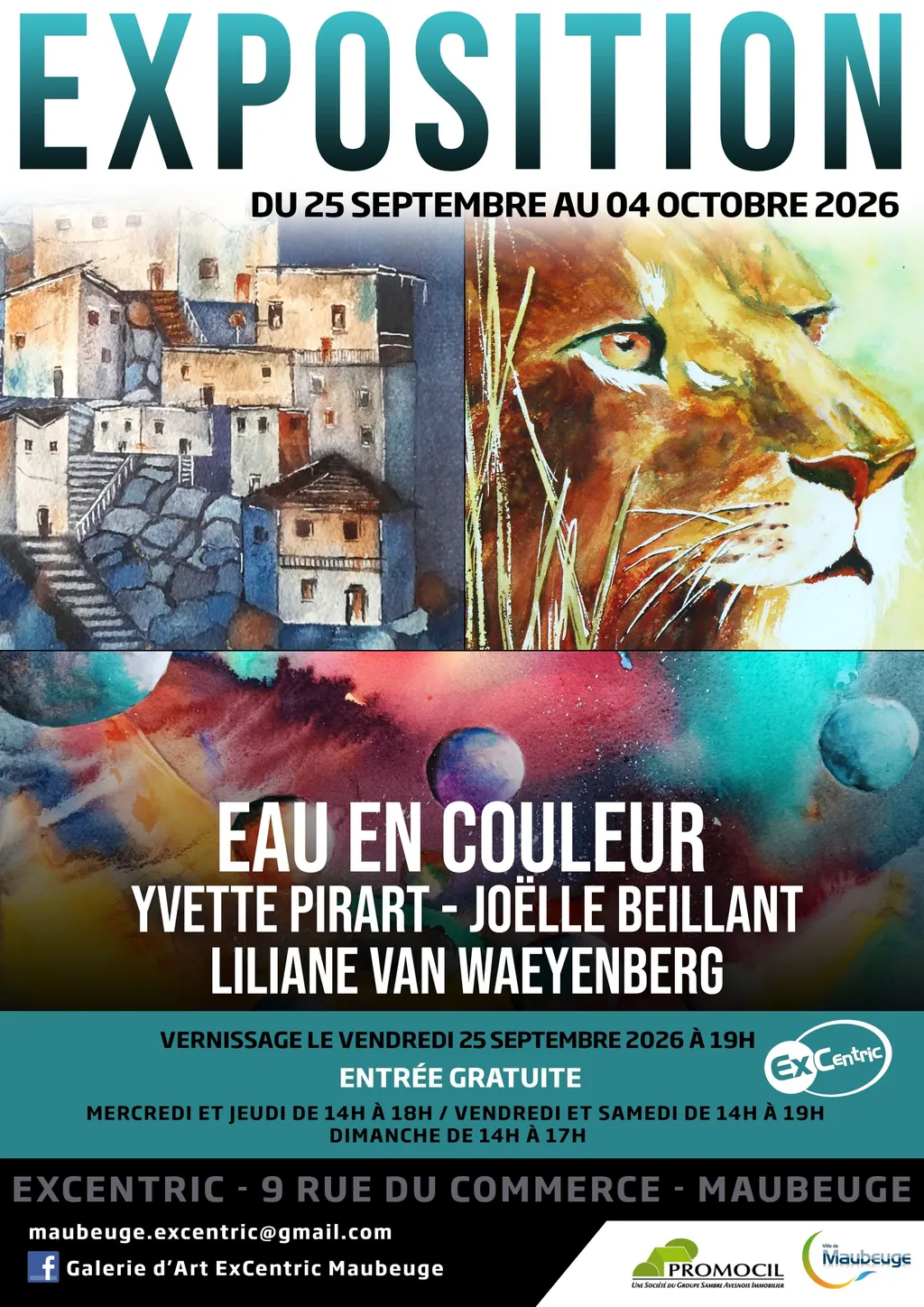 Exposition: Eau en couleur à Maubeuge — Événement
