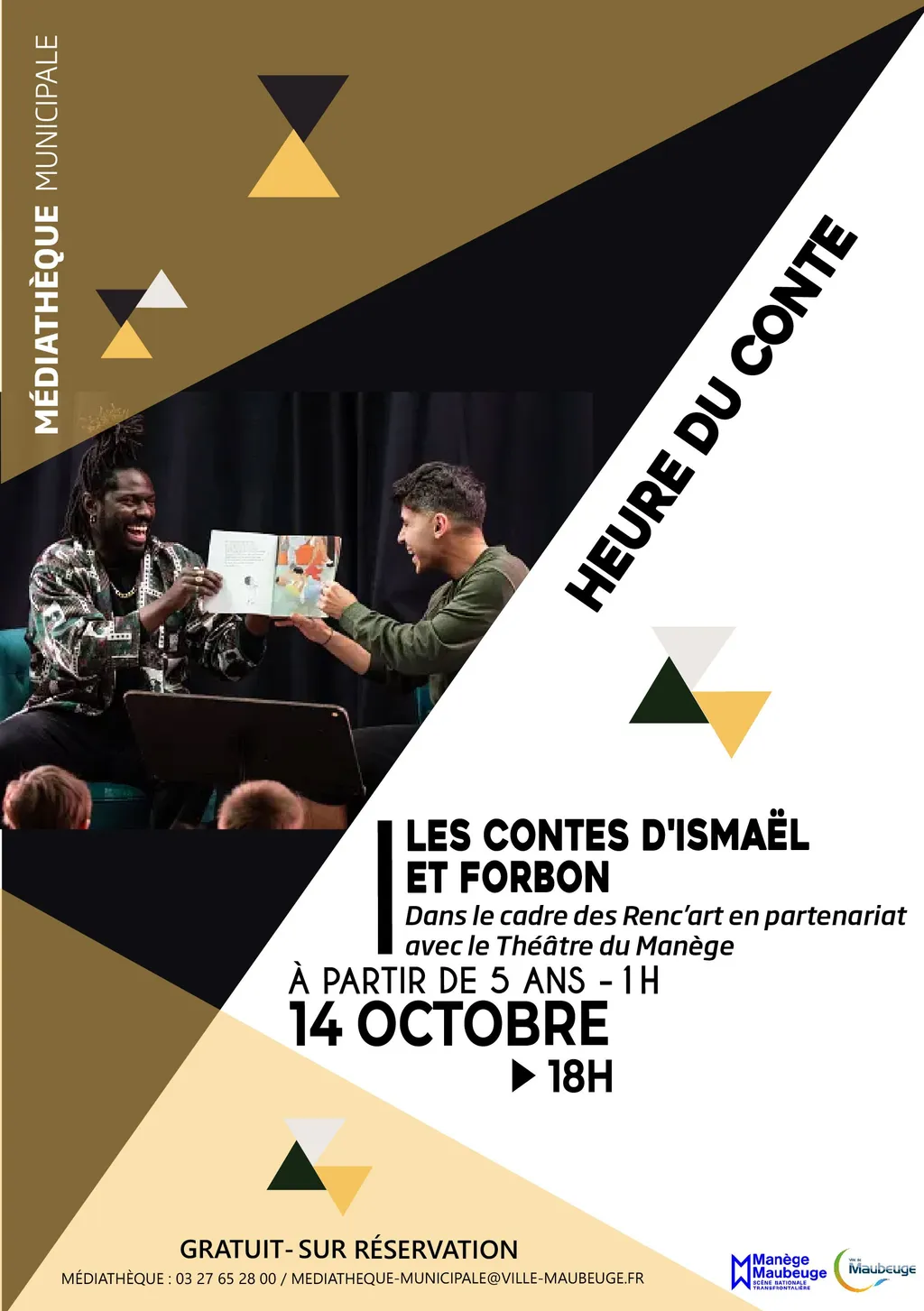 HEURE DU CONTE : Les Contes d'Ismaël et Forbon à Maubeuge — Événement