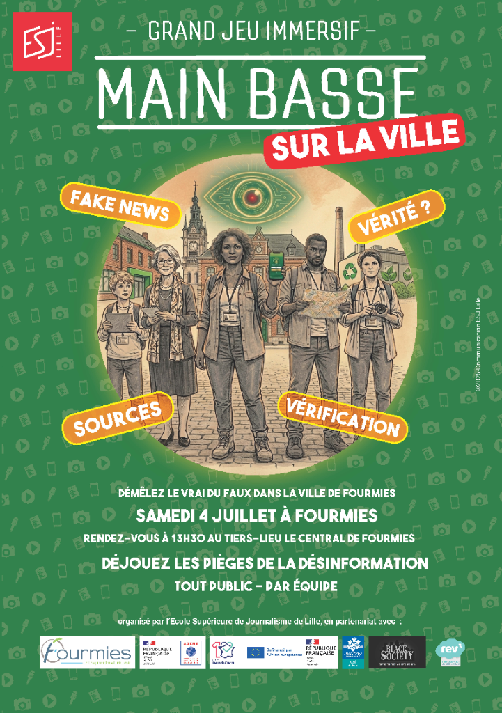 Jeu immersif: Main Basse sur la Ville à Fourmies — Événement