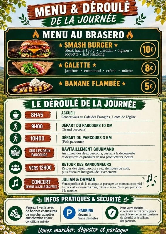 Journée Découverte Rando avec ravitaillement gourmand à Wignehies — Événement