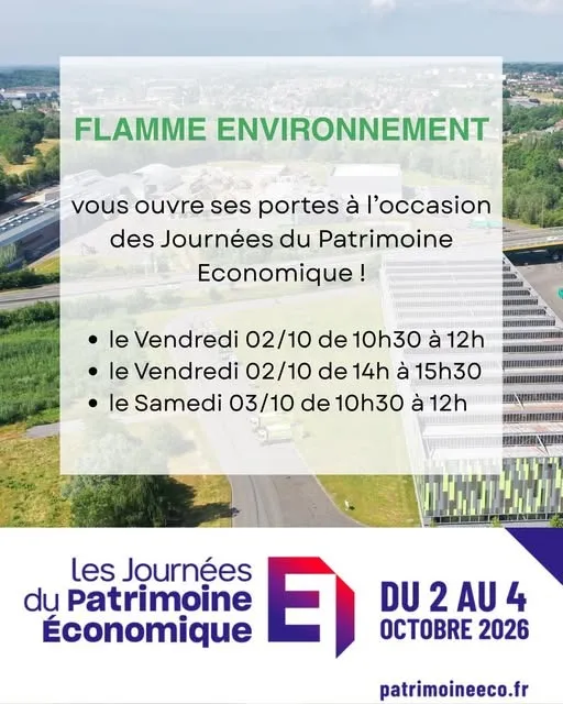 Journées du Patrimoine Economique : Flamme Environnement à Louvroil — Événement