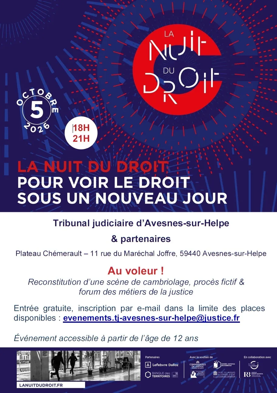 La Nuit du Droit à Avesnes-sur-Helpe — Événement