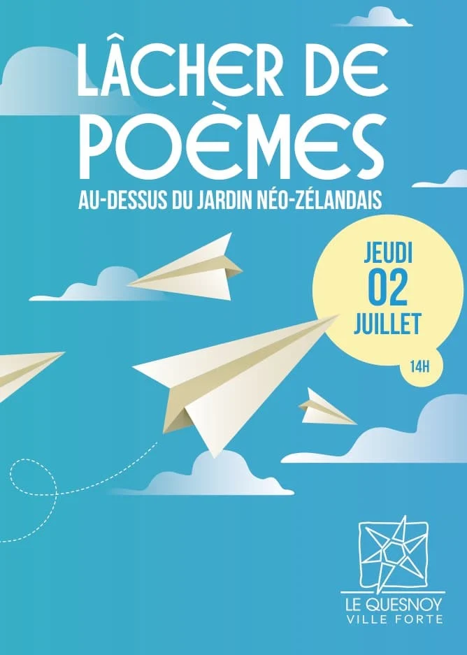 Lâcher de poèmes au Quesnoy — Événement