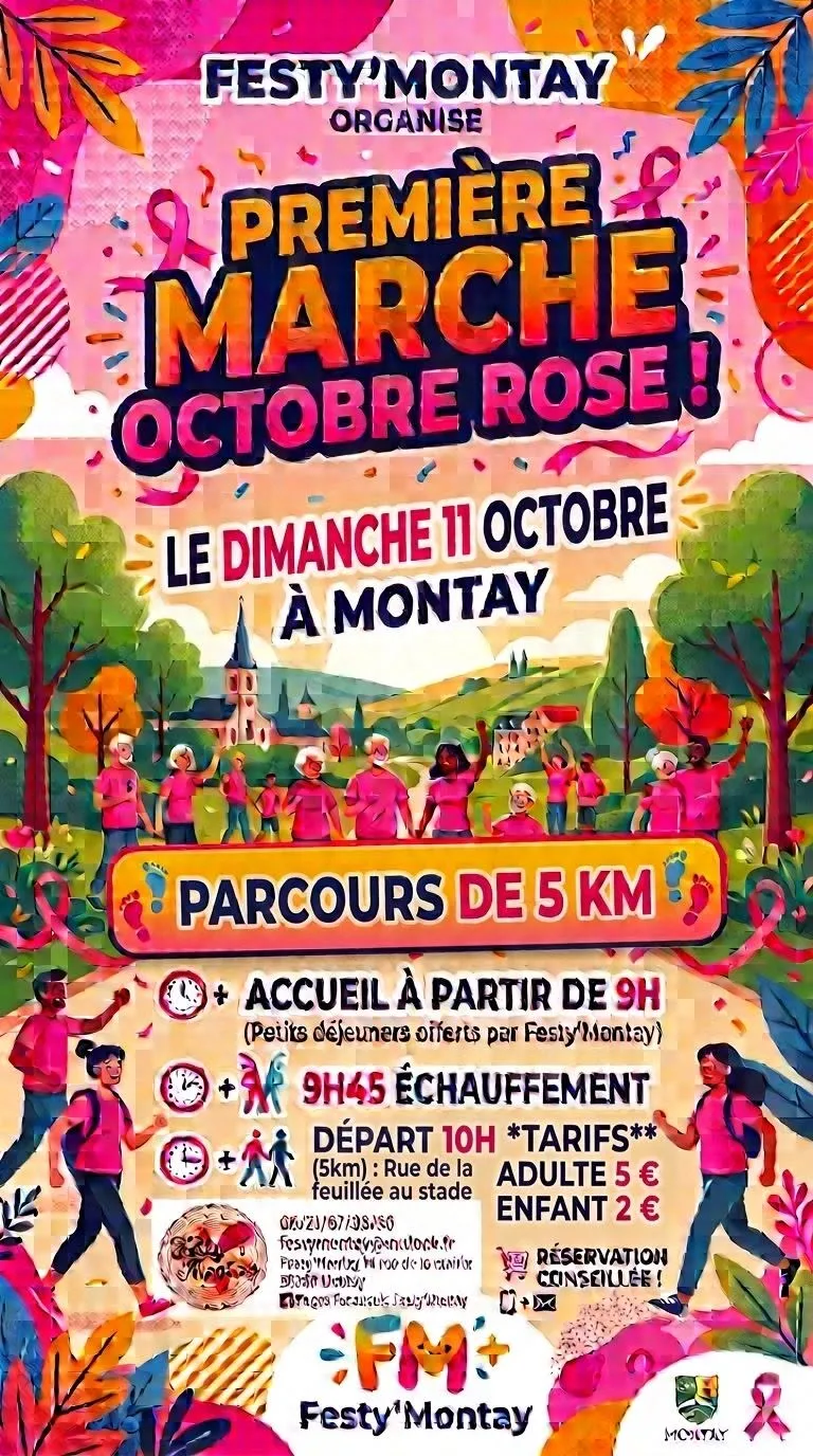 Marche pour Octobre Rose à Montay — Événement