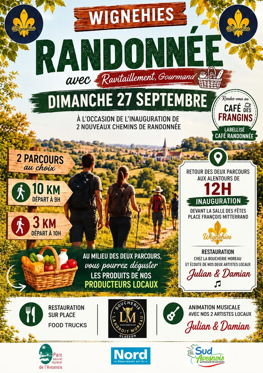 Inauguration: Nouveaux circuits de randonnée à Wignehies — Événement