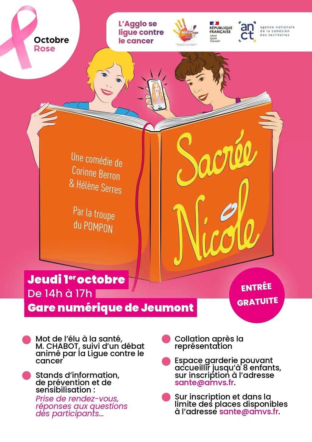 Spectacle : Sacrée Nicole à Jeumont — Événement
