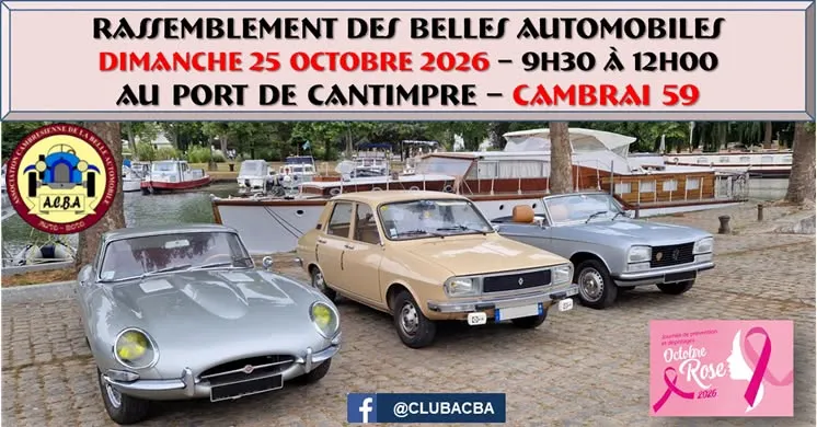 Rassemblement des belles automobiles à Cambrai — Événement