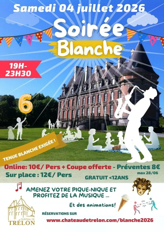 Soirée Blanche au Château de Trélon — Événement