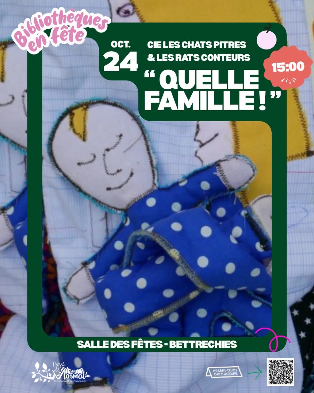 Spectacle Atelier: Quelle famille à Bettrechies — Événement