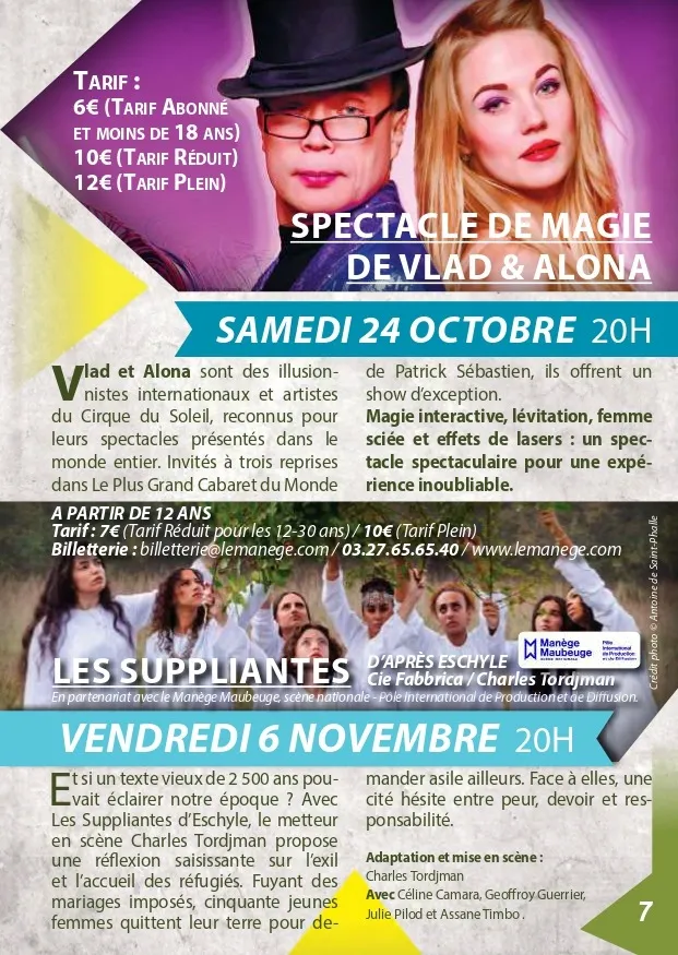 Spectacle de magie: Vlad & Alona à Louvroil — Événement