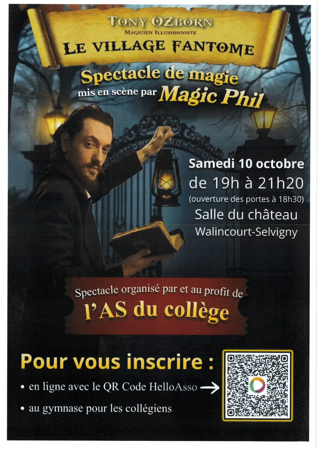 Spectacle de magie: Le village fantôme à Walincourt-Selvigny — Événement