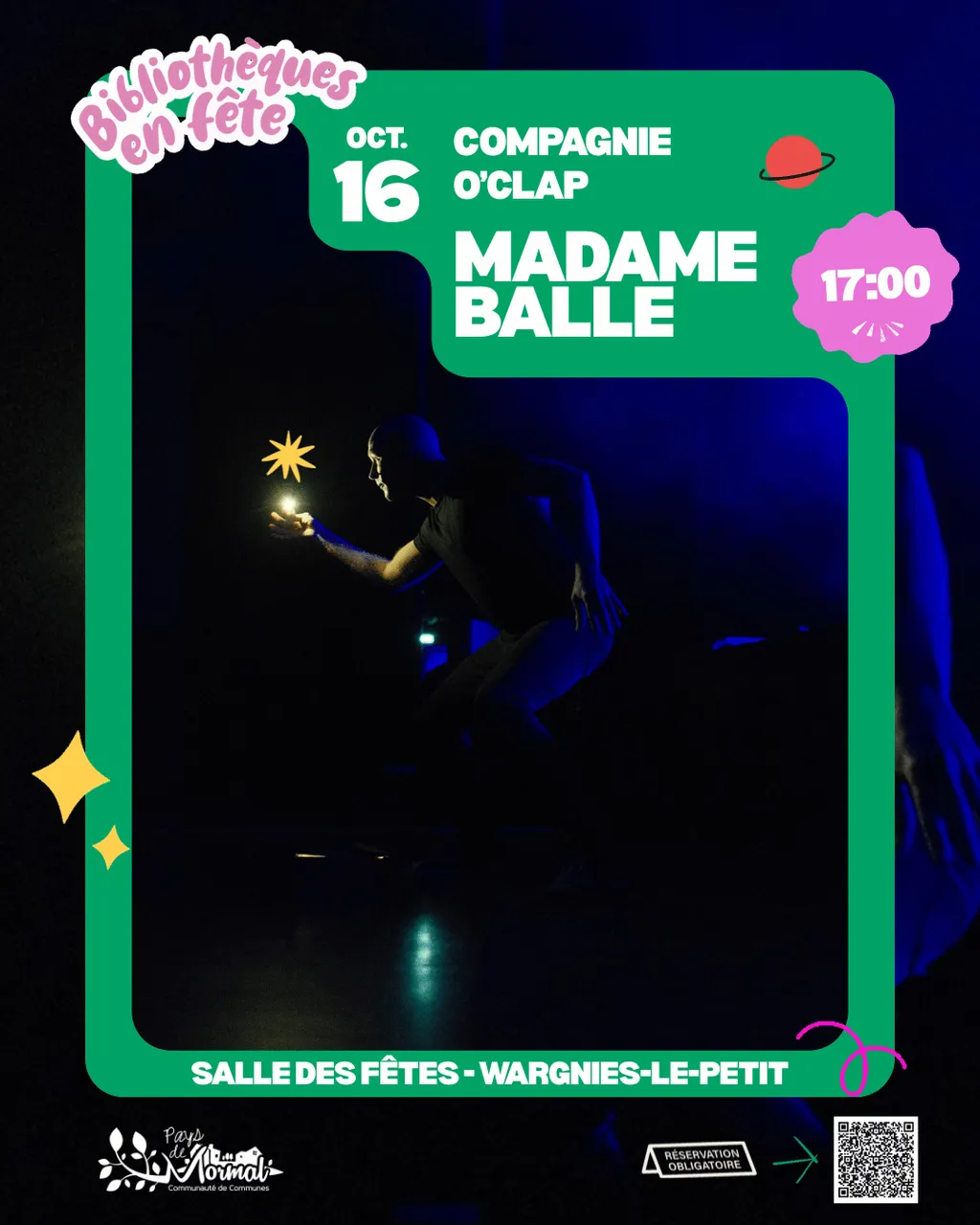Spectacle "Madame Balle" par la Compagnie O'Clap à Wargnies-le-Petit — Événement
