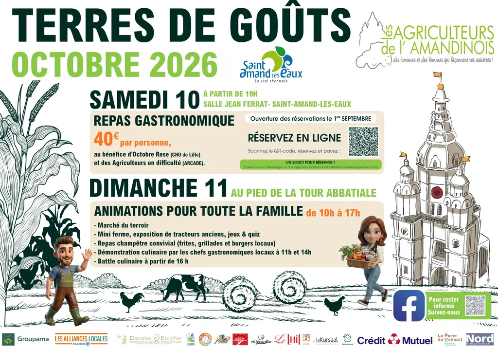 Terres de Goûts à Saint-Amand-les-Eaux — Événement