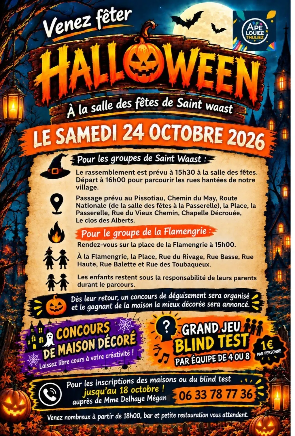 Venez fêter Halloween! à Saint-Waast — Événement