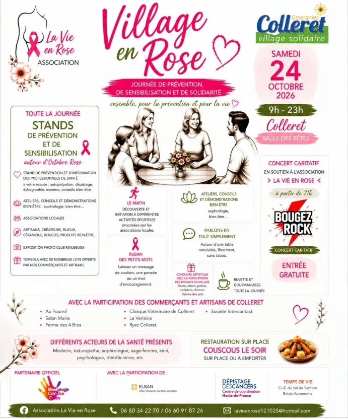 Village en Rose à Colleret — Événement