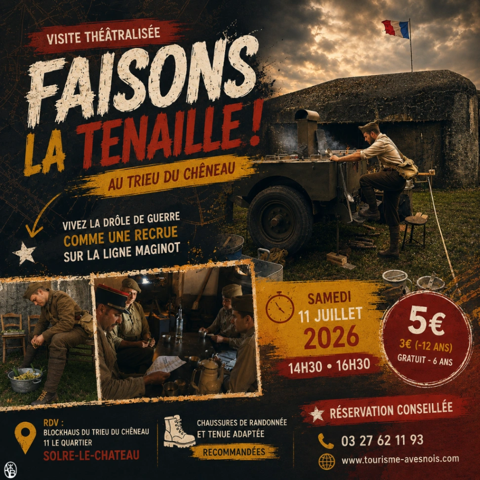 Visite théâtralisée: Faisons la Tenaille à Solre-le-Château — Événement