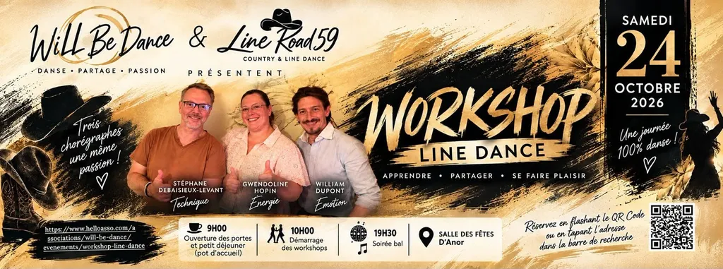 Atelier: Line Dance à Anor — Événement