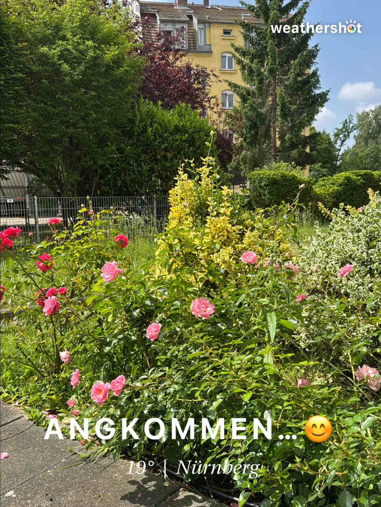 Weather in Nürnberg, 19°C — June 3, 2025 (community photo)