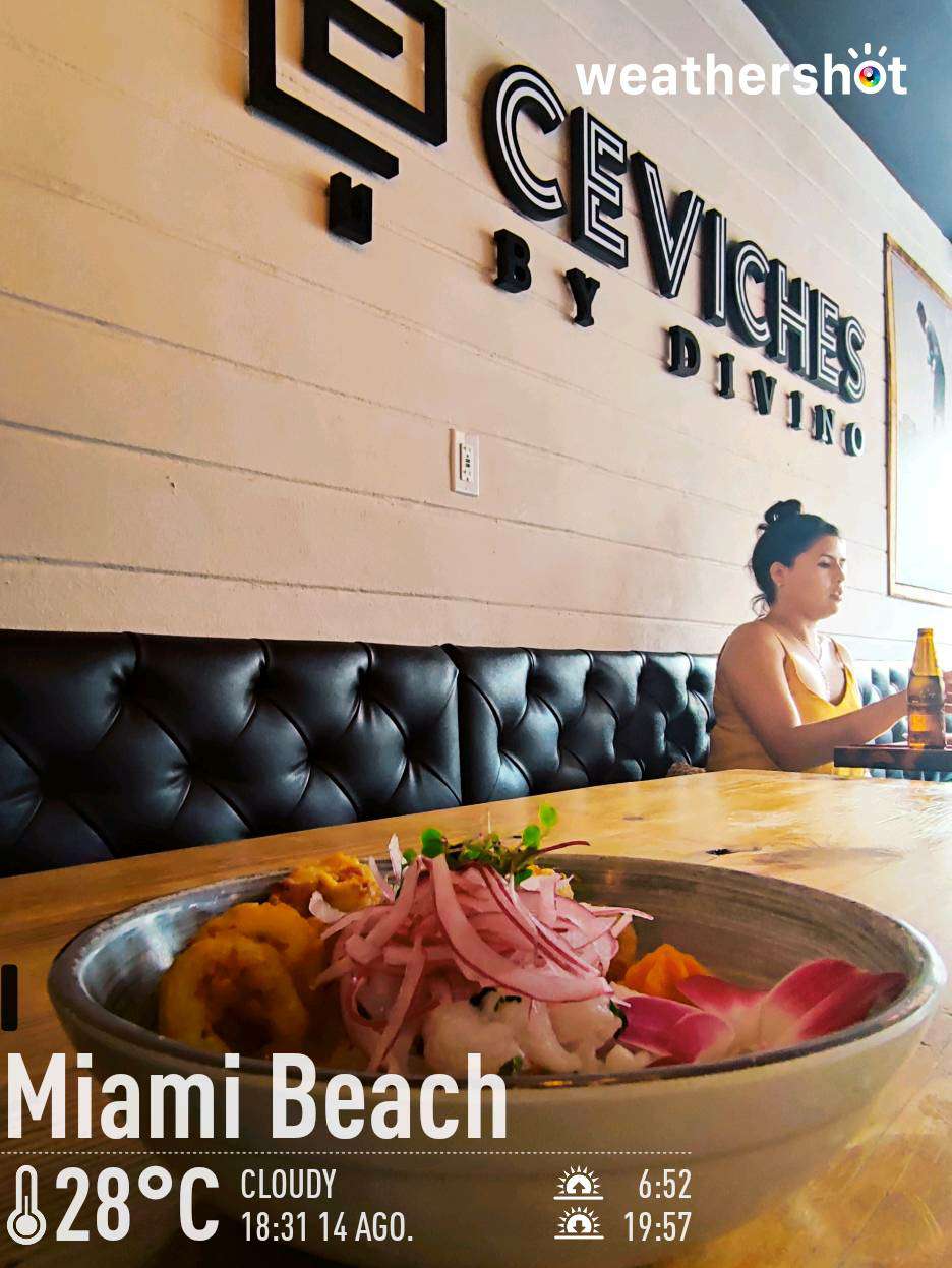Weather in Miami Beach — August 14, 2021 (community photo)