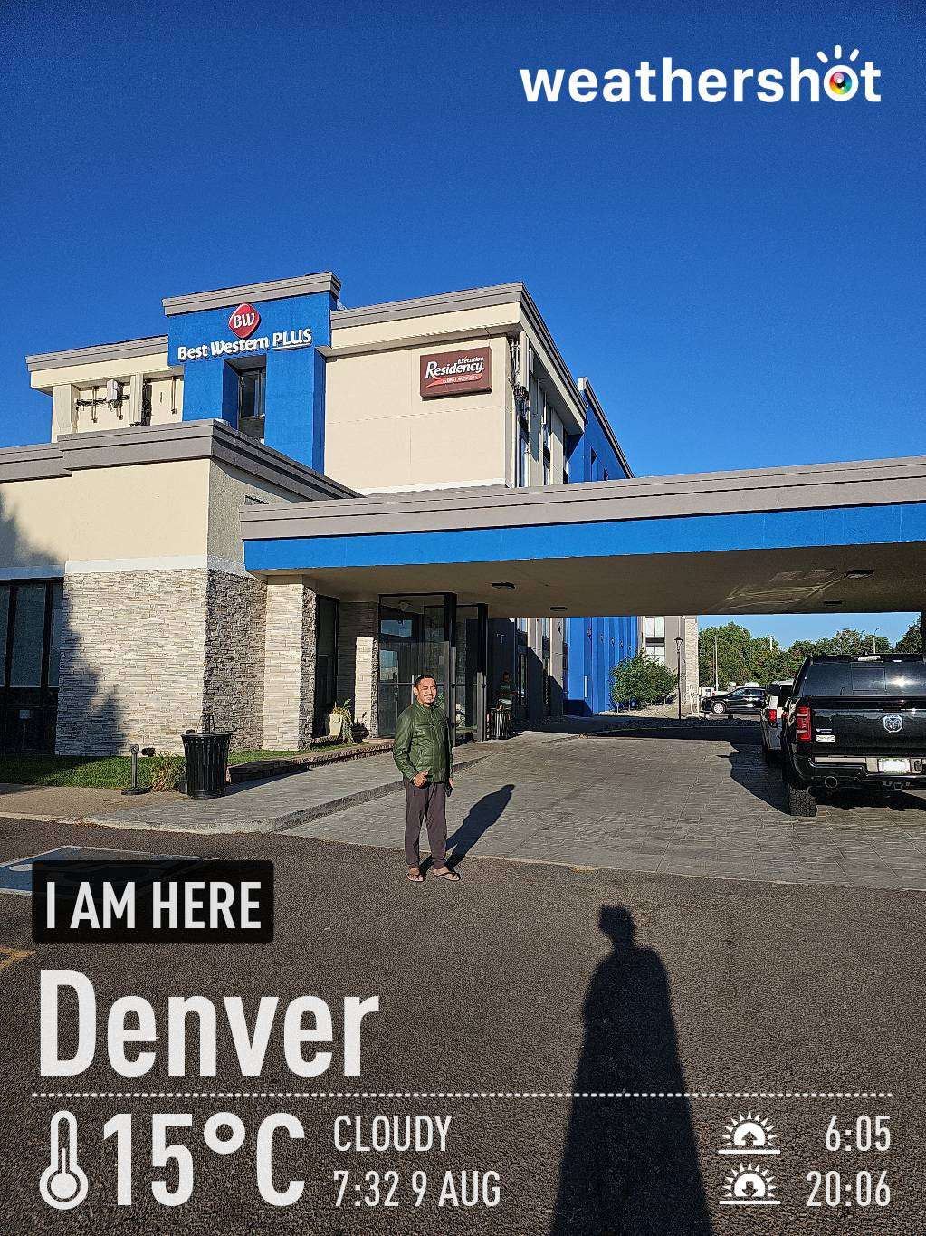 Cloudy weather in Denver, 59°F — August 9, 2023 (community photo)