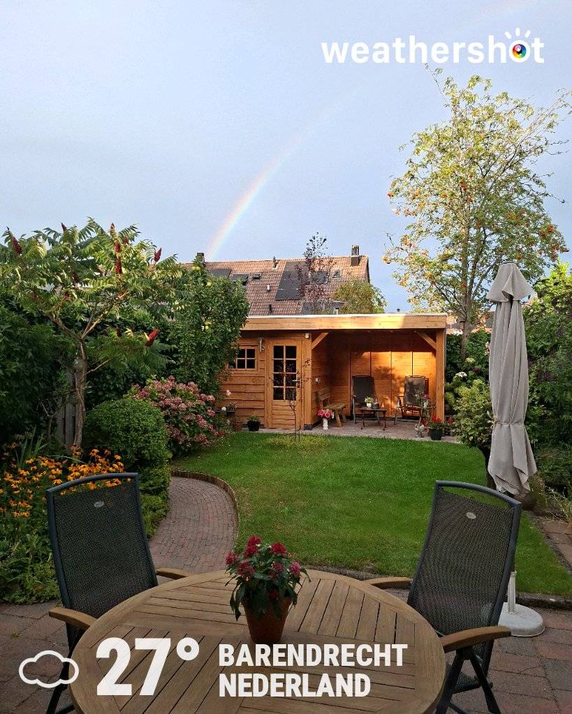 Cloudy weather in Barendrecht, 27°C — August 9, 2026 (community photo)