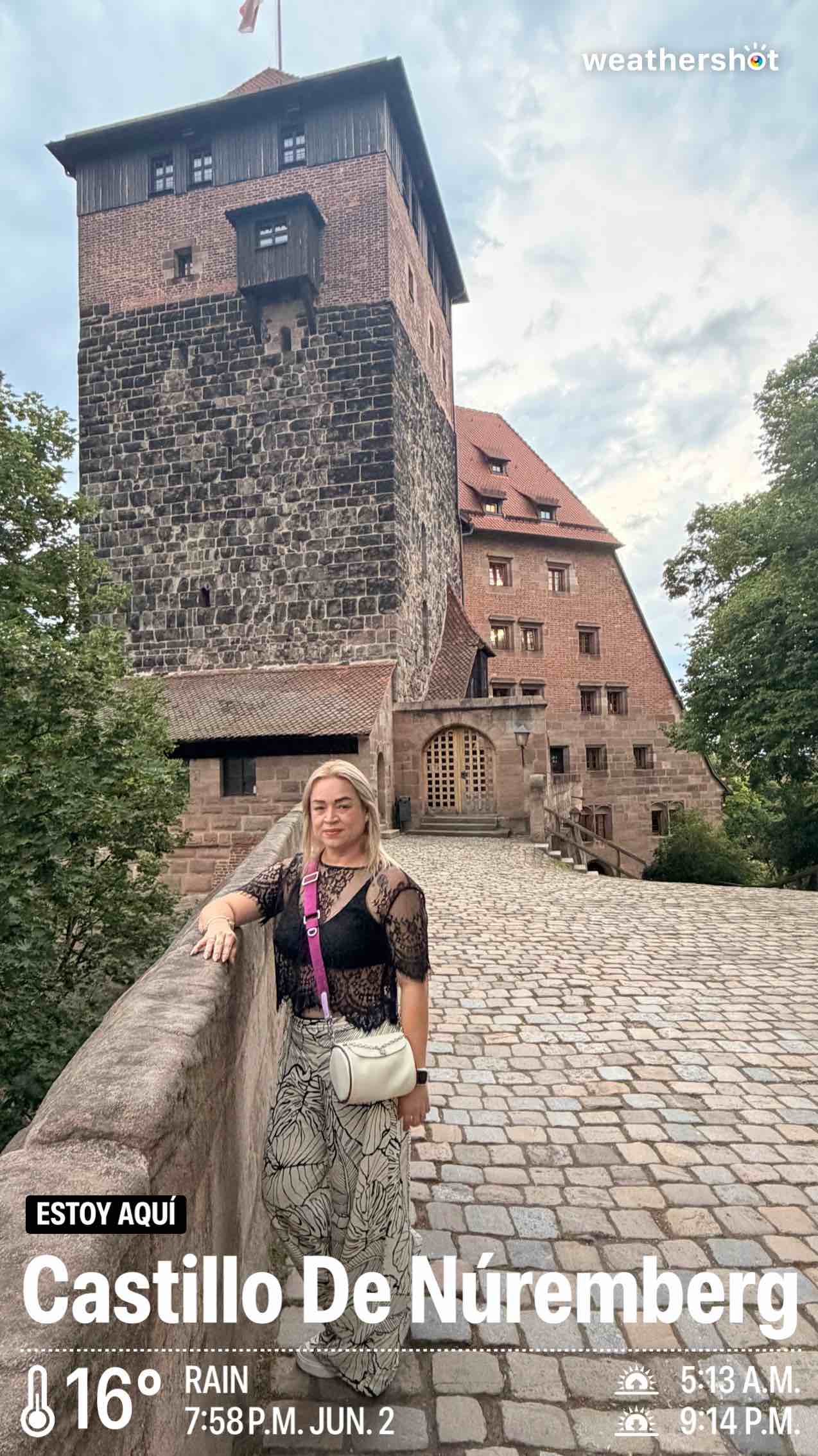 Rainy weather in Nürnberg, 16°C — June 2, 2026 (community photo)