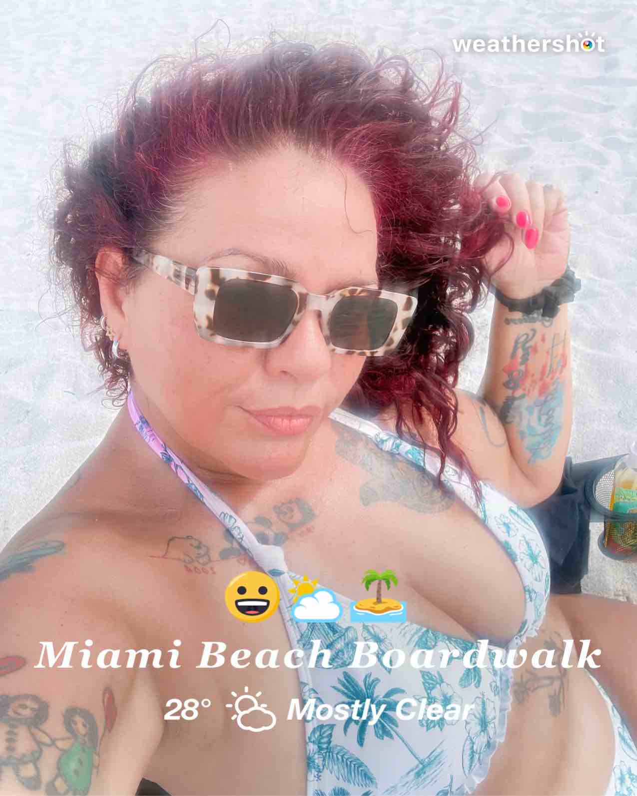 Partly cloudy weather in Miami Beach, 82°F — October 20, 2025 (community photo)