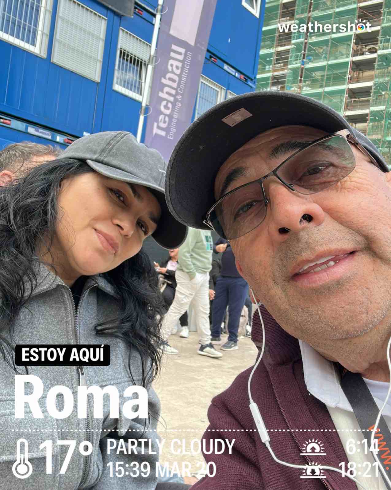 Weather in Roma, 17°C — March 20, 2026 (community photo)