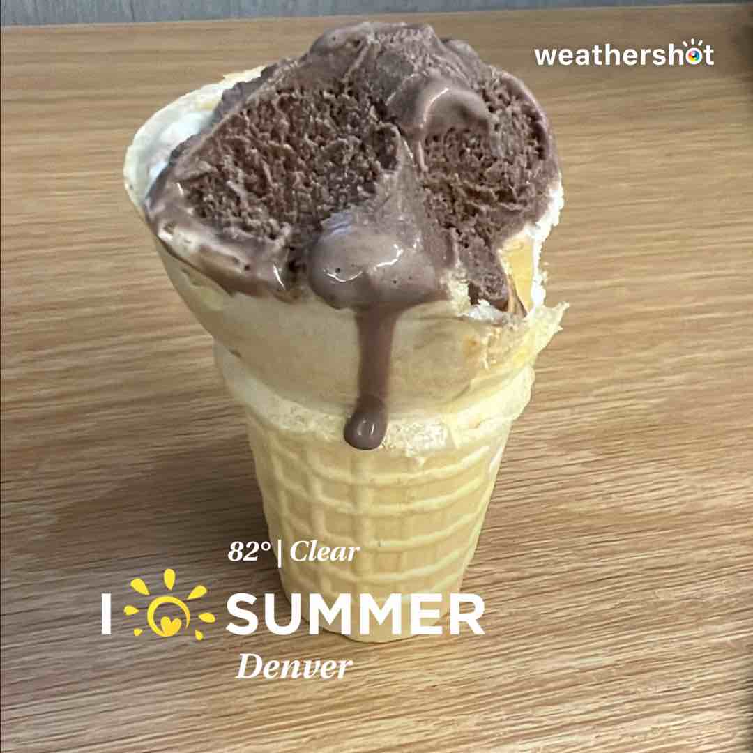 Weather in Denver, 82°F — August 10, 2022 (community photo)