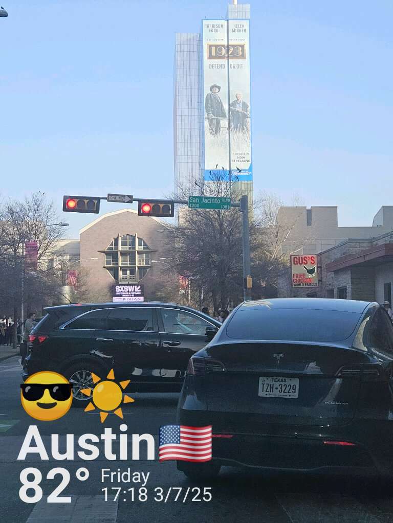 Weather in Austin — March 7, 2025 (community photo)