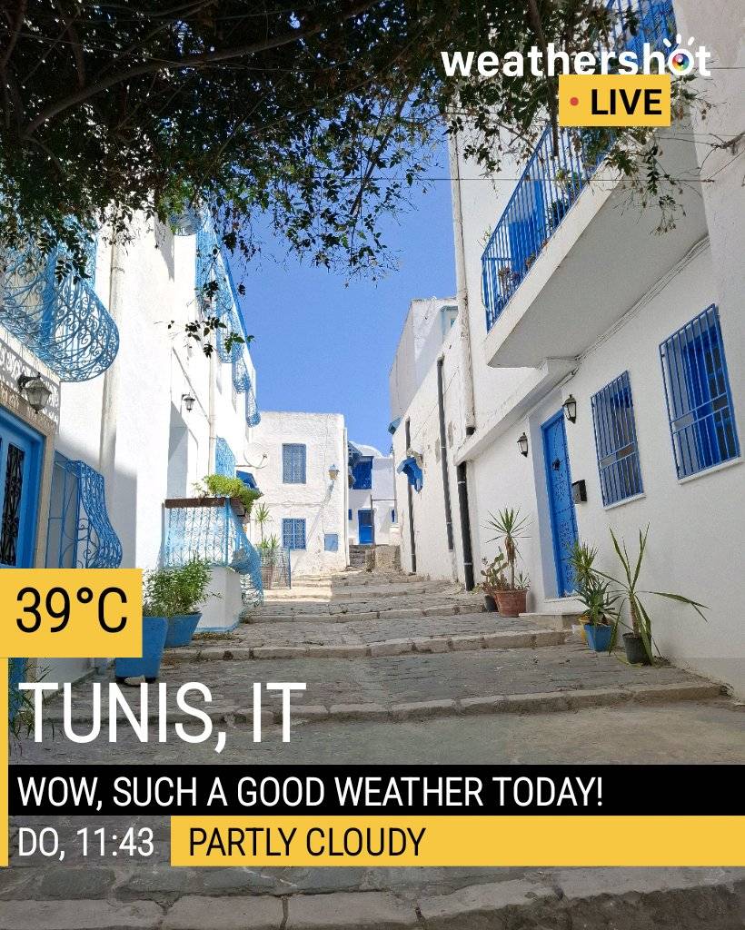 Partly cloudy weather in Napoli, 31°C — August 22, 2026 (community photo)
