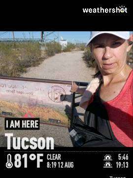 Weather in Tucson — August 12, 2023 (community photo)