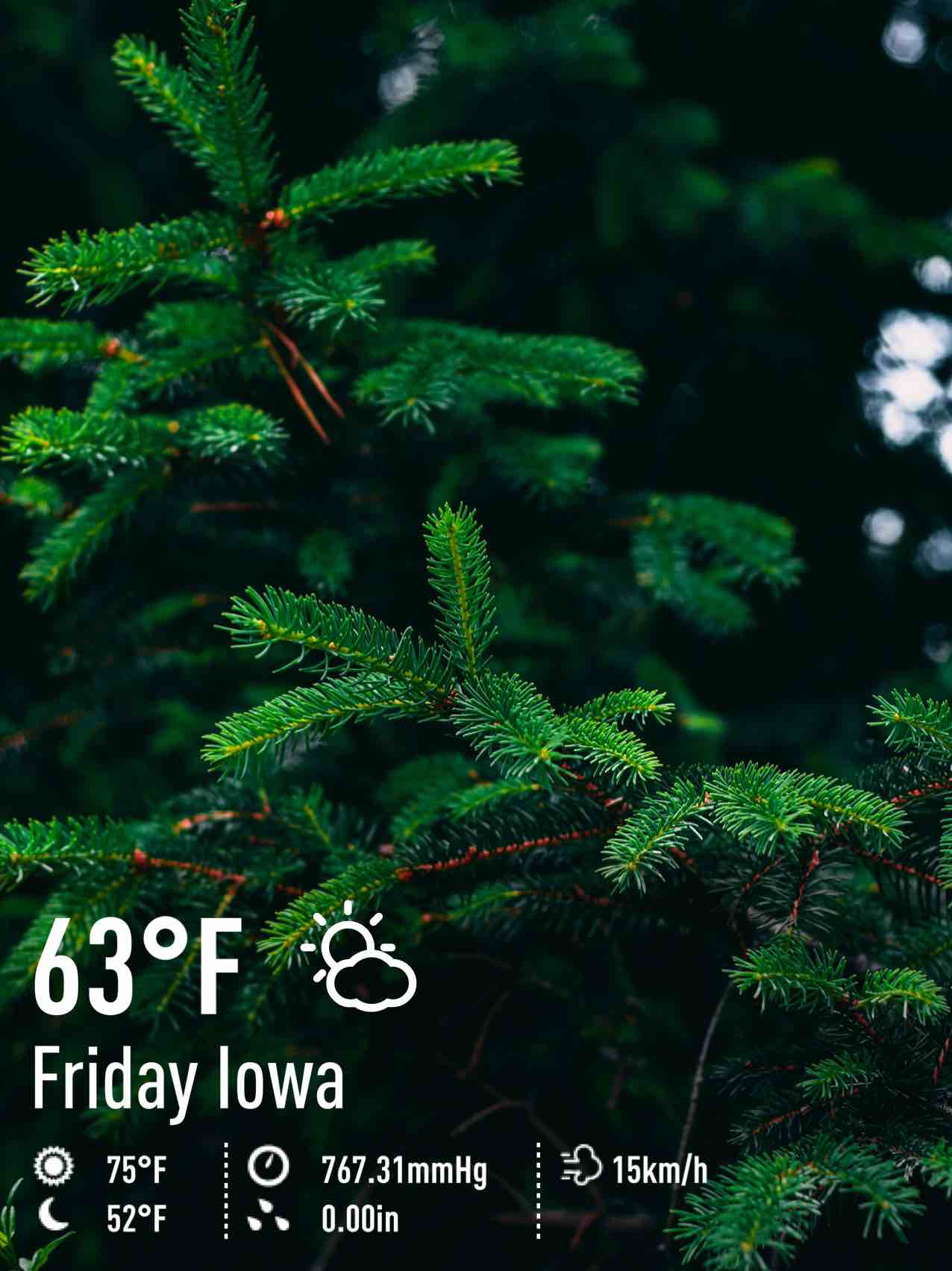 Partly cloudy weather in Council Bluffs, 63°F — August 9, 2024 (community photo)