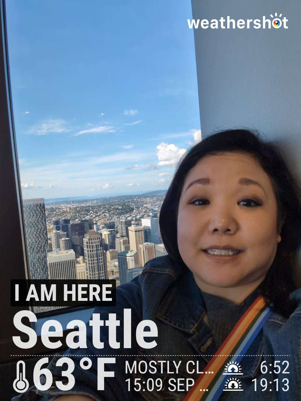 Clear weather in Seattle, 63°F — September 20, 2024 (community photo)