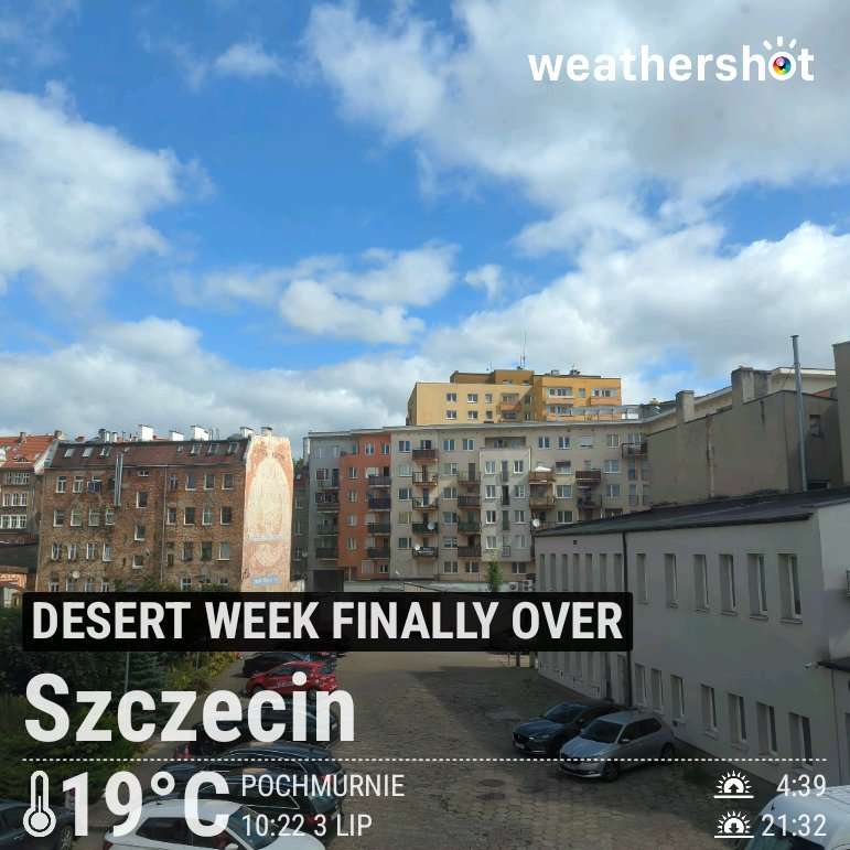 Weather photo from Szczecin
