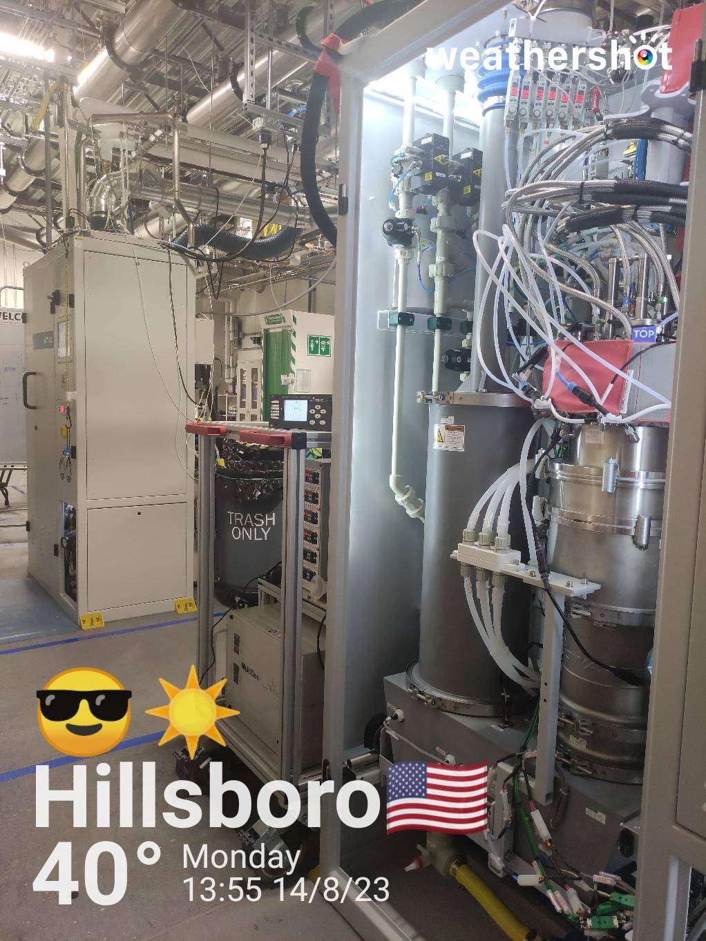Sunny weather in Hillsboro, 99°F — August 14, 2023 (community photo)