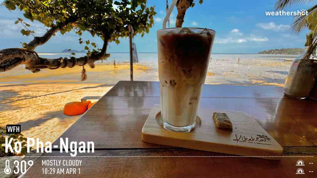 Weather in Tambon Ko Pha-ngan, 28°C — April 1, 2024 (community photo)