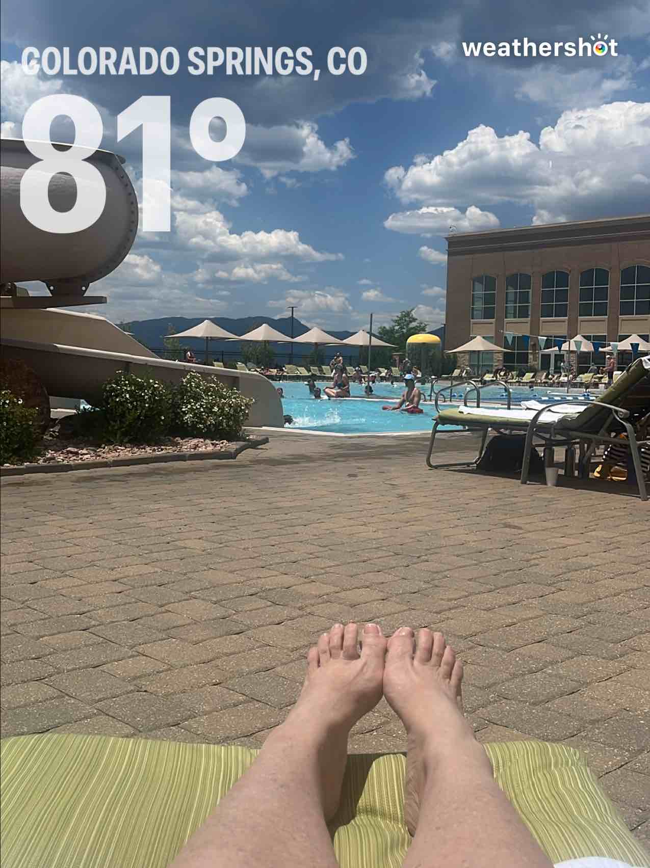 Weather in Colorado Springs, 81°F — June 28, 2025 (community photo)