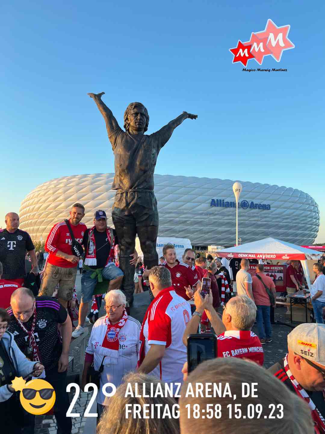 Clear weather in München, 22°C — September 15, 2023 (community photo)