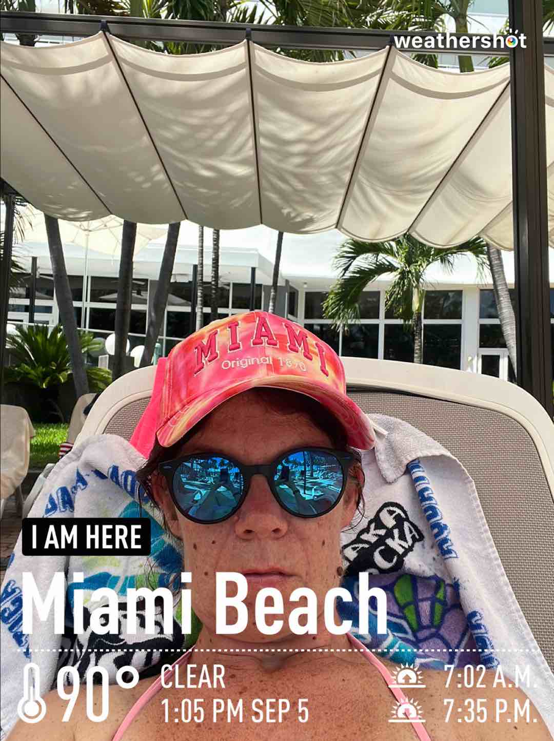 Weather in Miami, 90°F — September 5, 2022 (community photo)