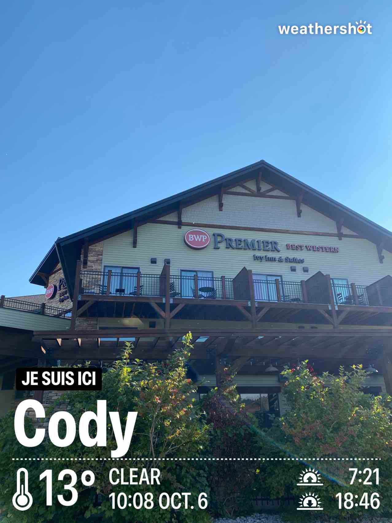 Weather photo from Cody
