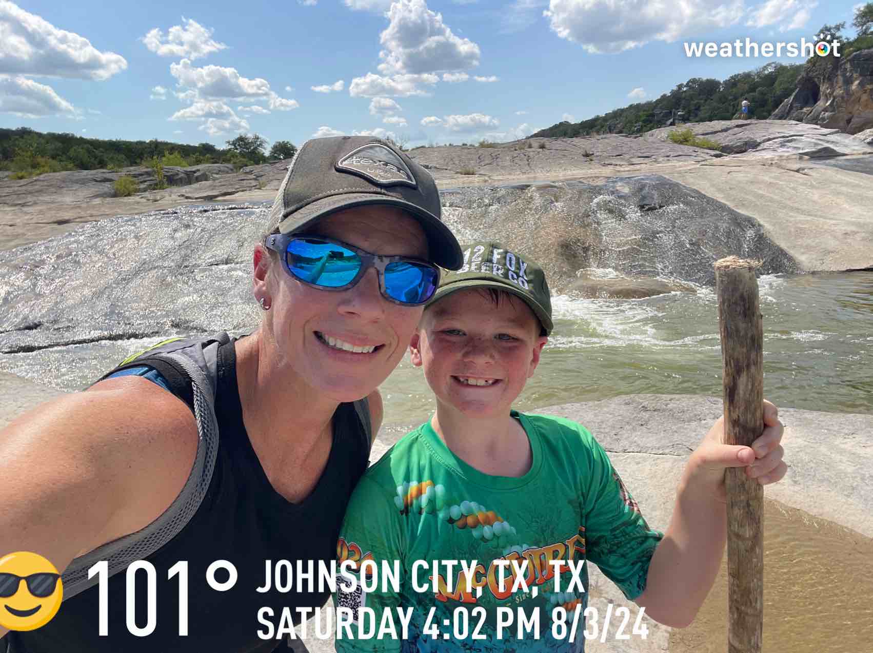 Sunny weather in Austin, 97°F — August 3, 2024 (community photo)