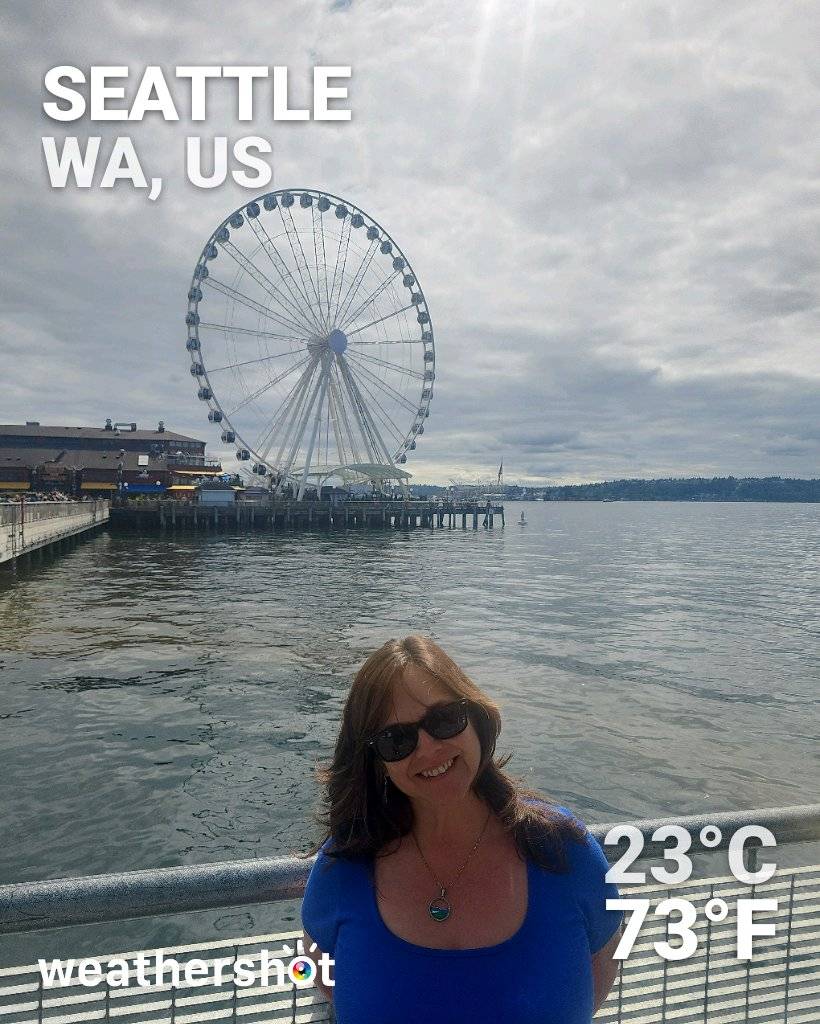 Sunny weather in Seattle, 73°F — August 23, 2026 (community photo)