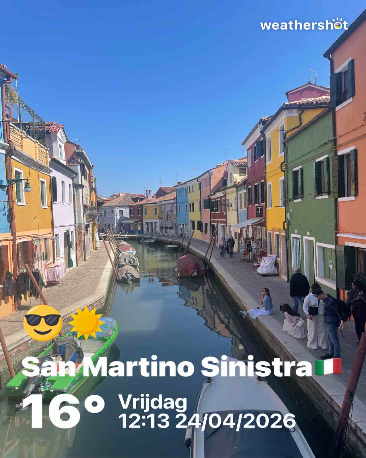 Clear weather in Venezia, 16°C — April 24, 2026 (community photo)